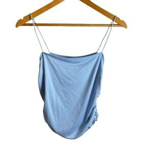 NWT Forever 21 Periwinkle Blue Camisole Top Ruched